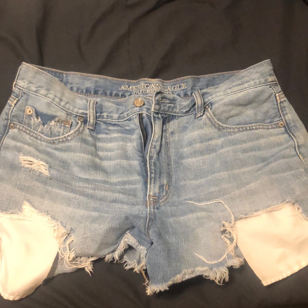 Distressed shorts